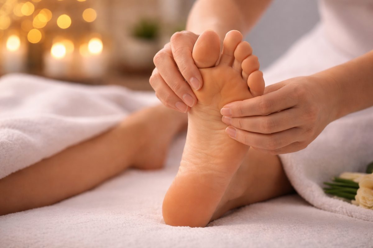 Reflexology treatment